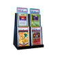 Graded Card Slab Stadium Tower Displays (2 Pack), Compatible with PSA, Beckett, SGC and CGC (Black, 2 Tier)