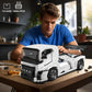 Mould King 10036 Tractor Truck Building Set, MOC City Semi Truck Building Blocks Set to Build, Gift for Age 14+/Adult Collections Enthusiasts(1604+