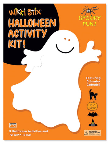 Wikki Stix Halloween Activity Kit for Kids. Make Your own Halloween Crafts & Decorations! Non-Spooky Gift for Ages 3 & up. Comes with 72