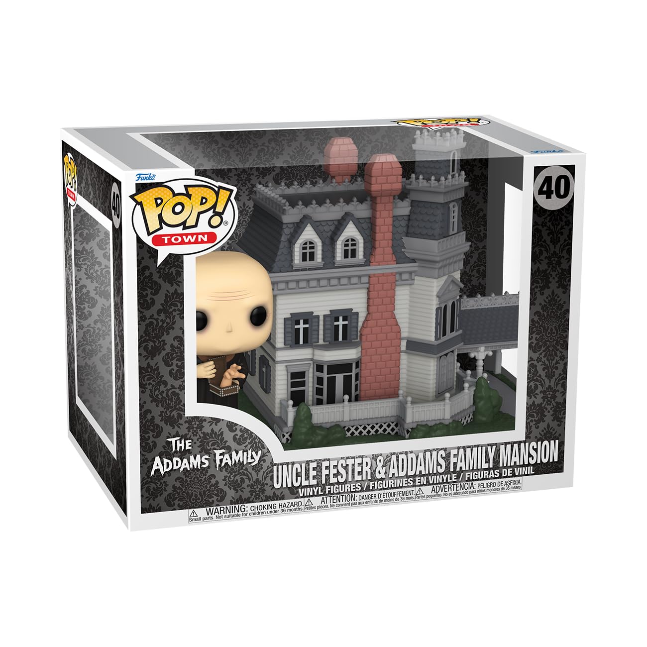 Funko POP! Town: Addams Family Classic - Addams Home with Uncle Fester