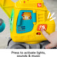 Fisher-Price Baby & Toddler Learning Toy Count & Stack Crane with Blocks, Lights, Music & Sounds for Infants Ages 9+ Months