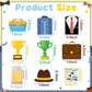 HABDJILTY 24 Set Father's Day Craft for Kids,Make Your Own Father's Gifts DIY 3D Best Dad Craft Kit for Fathers Day Handmade Crafts for Classroom
