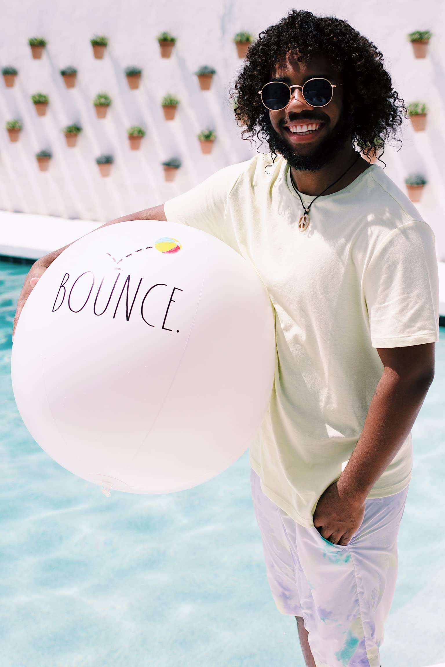 Coconut Float Rae x Dunn Large 27" Inflatable Beach Ball - Bounce Theme