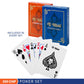 Rally and Roar Professional Poker Set w/ Hard Case, 2 Card Decks, 5 Dice, 3 Buttons - 200 Chips