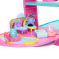 Squish-a-longs Party Pack On-the-Go Playset - Series 1 - Three 1” Mini-Squish with 9 Furnishings - Collect, Trade, & Play