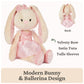 GUND Curtsy Ballerina Bunny Take-Along Friends 15" Plush Toy for Ages 1+