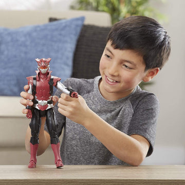 Power Rangers Mighty Morphin Red Ranger 12-Inch Action Figure Toy Inspired by Classic TV Show, with Power Sword Accessory