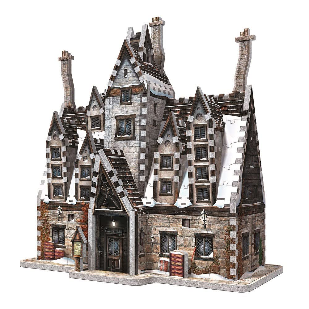 Wrebbit3D Harry Potter 3D Puzzle Model of Hogsmeade - The Three Broomsticks | 395 Jigsaw Puzzle Pieces | Build and Journey Through the Wizarding World