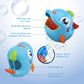 Kidzlane Bubble Maker Machine for Kids - Big Bubbles Speed Blower for Toddler's Outdoor Party Play - Makes 500 to 1000 per Minute (Bubble Dolphin)