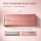 Treasdamic Mahjong Rack Bag, 2 Compartments Velvet Drawstring Pouch, Soft Sleeve Organizer, Mahjong Rack Storage Bags for 4 Mahjong Racks and Pushers