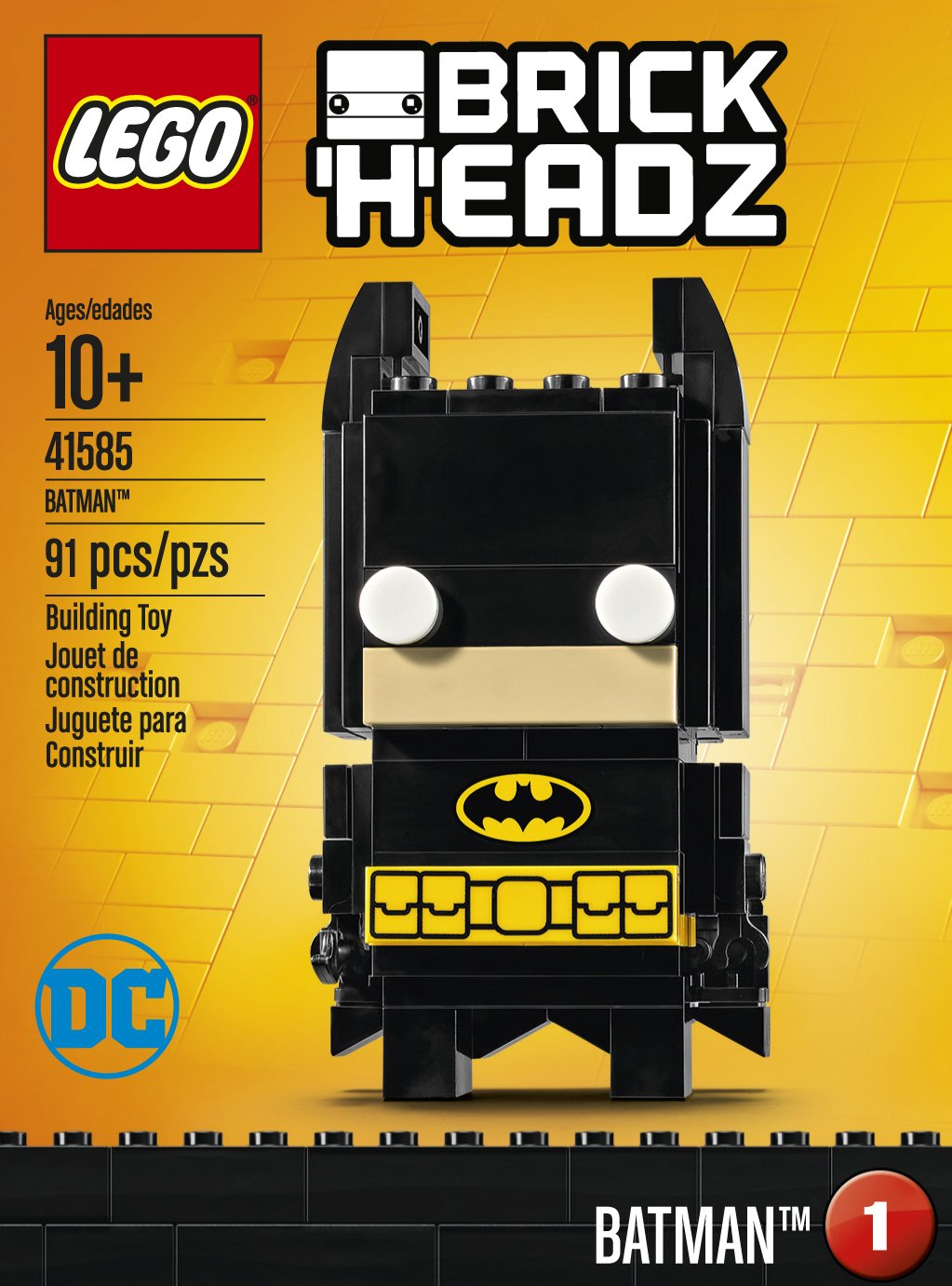 LEGO BrickHeadz Batman 41585 Building Kit