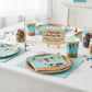Fun Express - Little Fisherman Lunch Napkins for Birthday - Party Supplies - Print Tableware - Print Napkins - Birthday - 16 Pieces