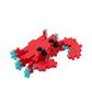 PLUS PLUS Crab - 3D Puzzle Sea Creature Building Block Set, Ocean Animals Figures Tube, Mini Interlocking Pieces - Fun Stem Toys for Kids