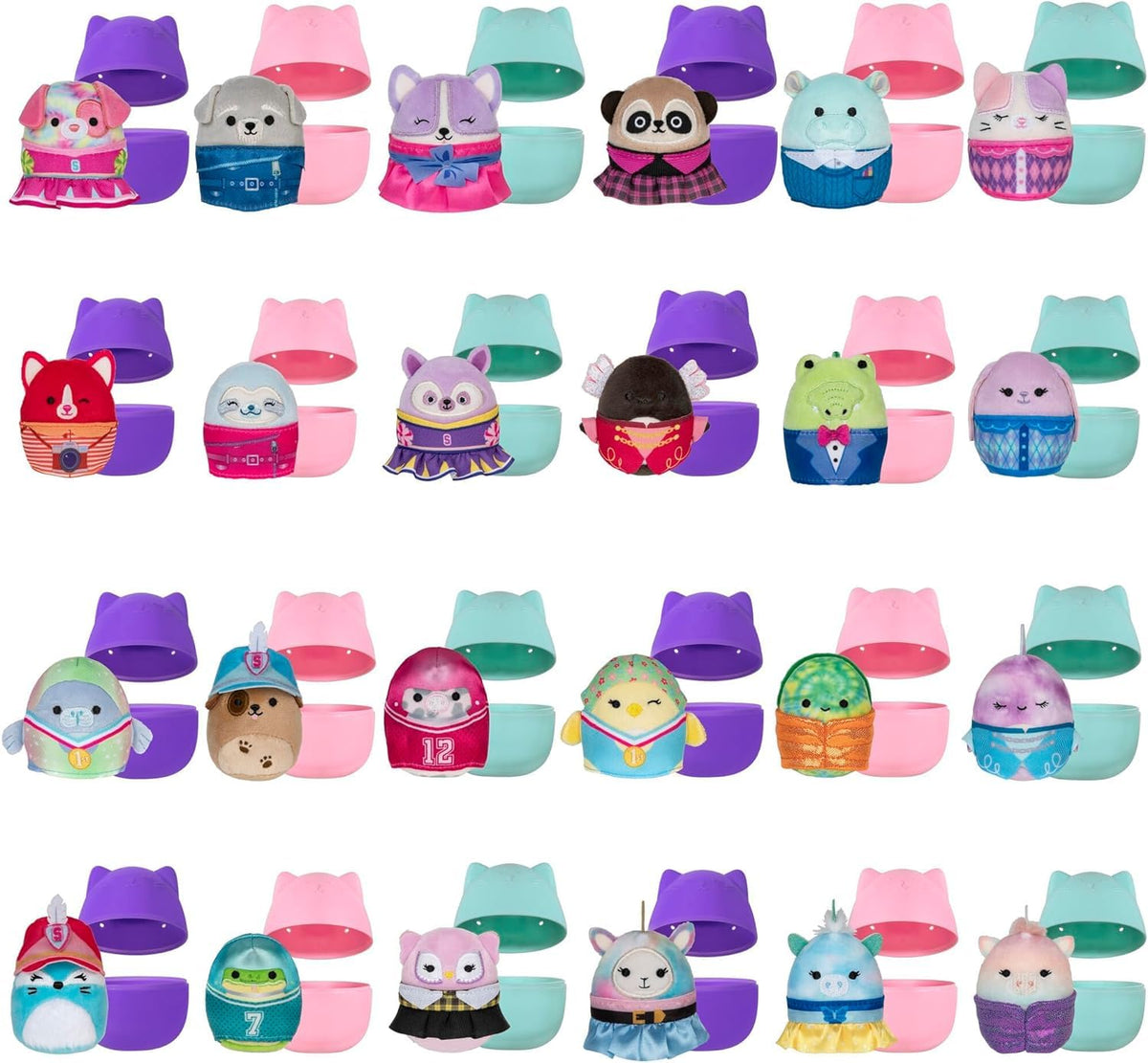 Squishmallows Squishville Series 10 Mystery Mini 12Pack Jazwares Bulk Plush