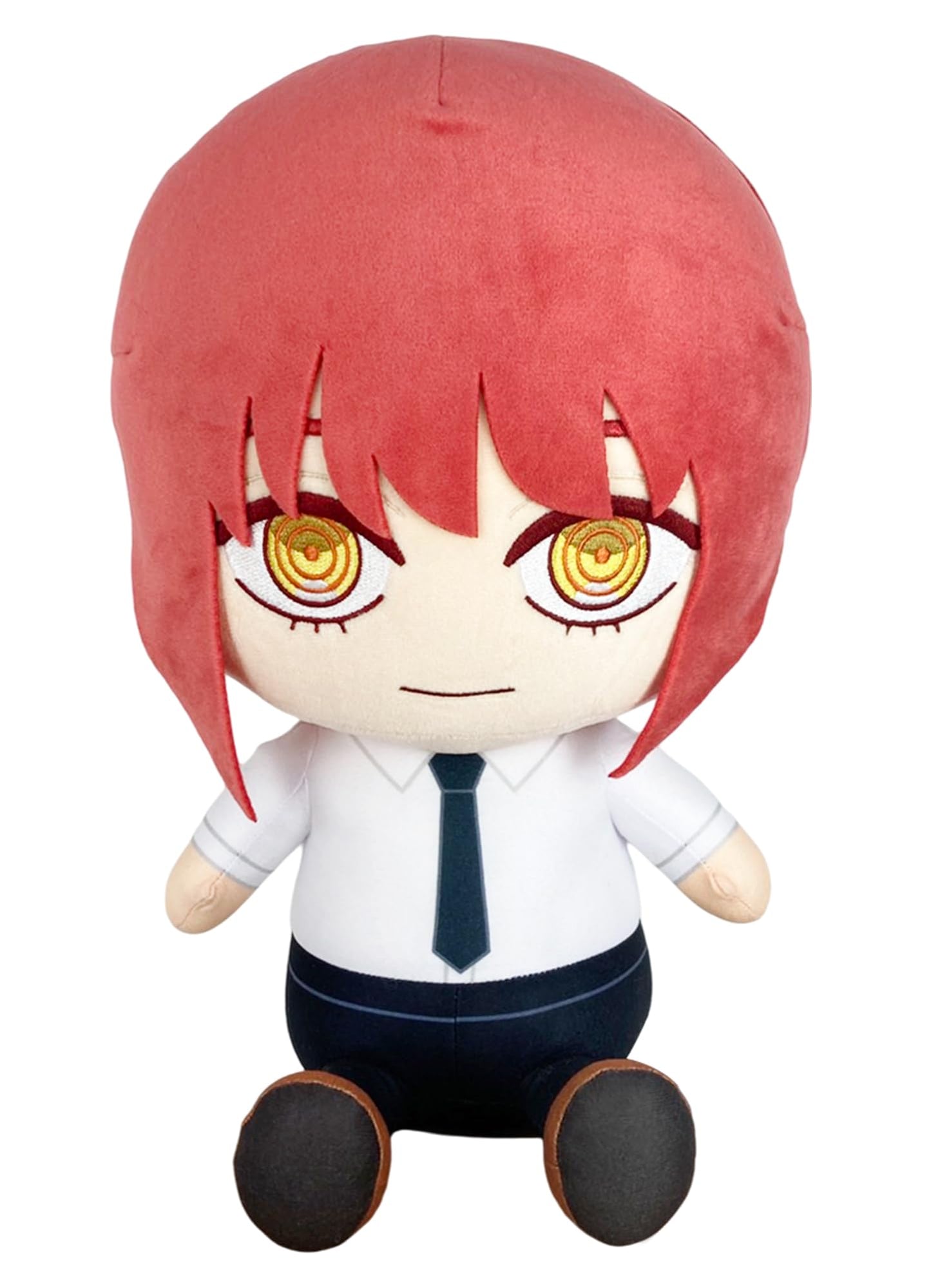 Great Eastern Entertainment Chainsaw Man - Makima Uniform #1 Sitting Pose Plush 12"