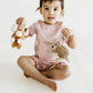 The Petting Zoo Horse Stuffed Animal Plushie, Gifts for Kids, Backpack Clips Animals, Brown Horse Plush Toy, 5 inches