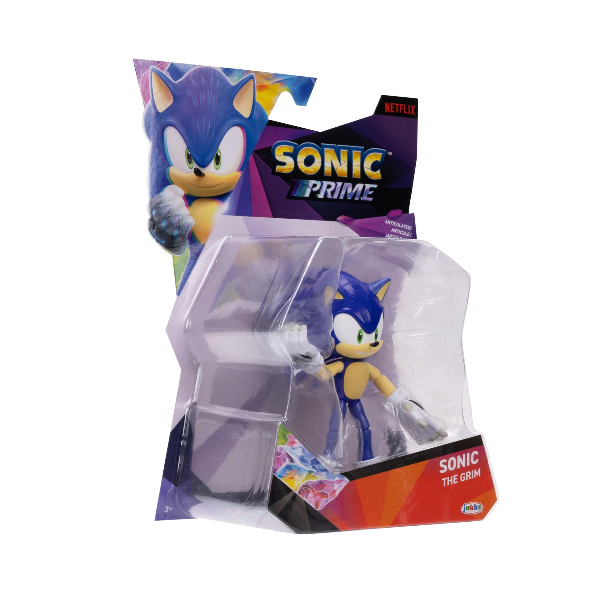 Sonic The Hedgehog Prime 5-inch Sonic The Hedgehog - The Grim Action Figure 13 points of Articulations. Ages 3+ (Officially licensed by Sega
