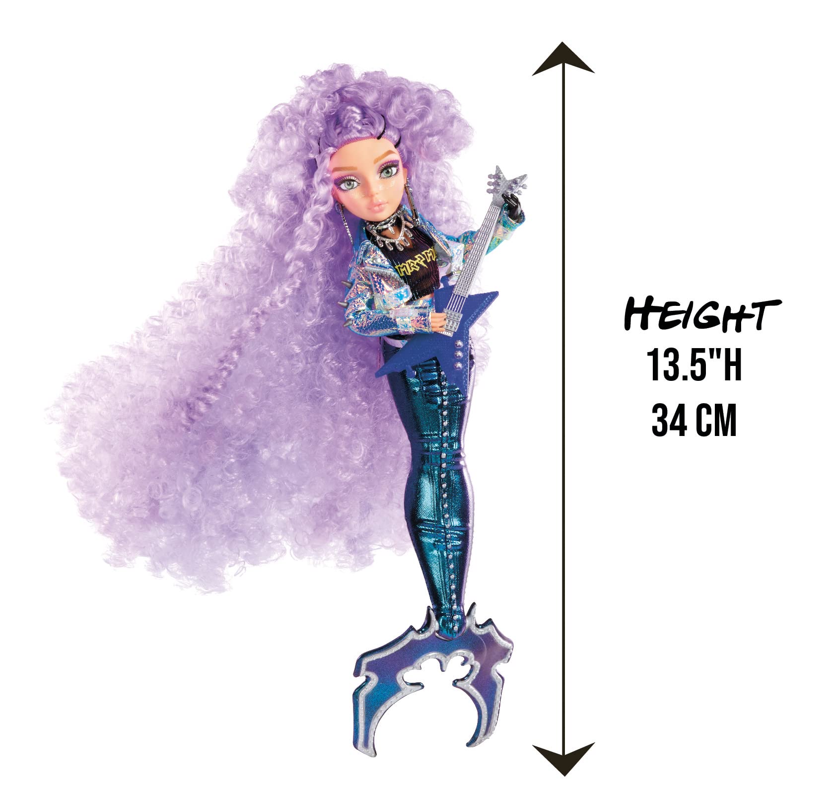 MERMAZE MERMAIDZ Color Change Riviera Mermaid Fashion Doll with Designer Outfit & Accessories, Stylish Hair & Sculpted Tail, Poseable, Toy Gift Girls