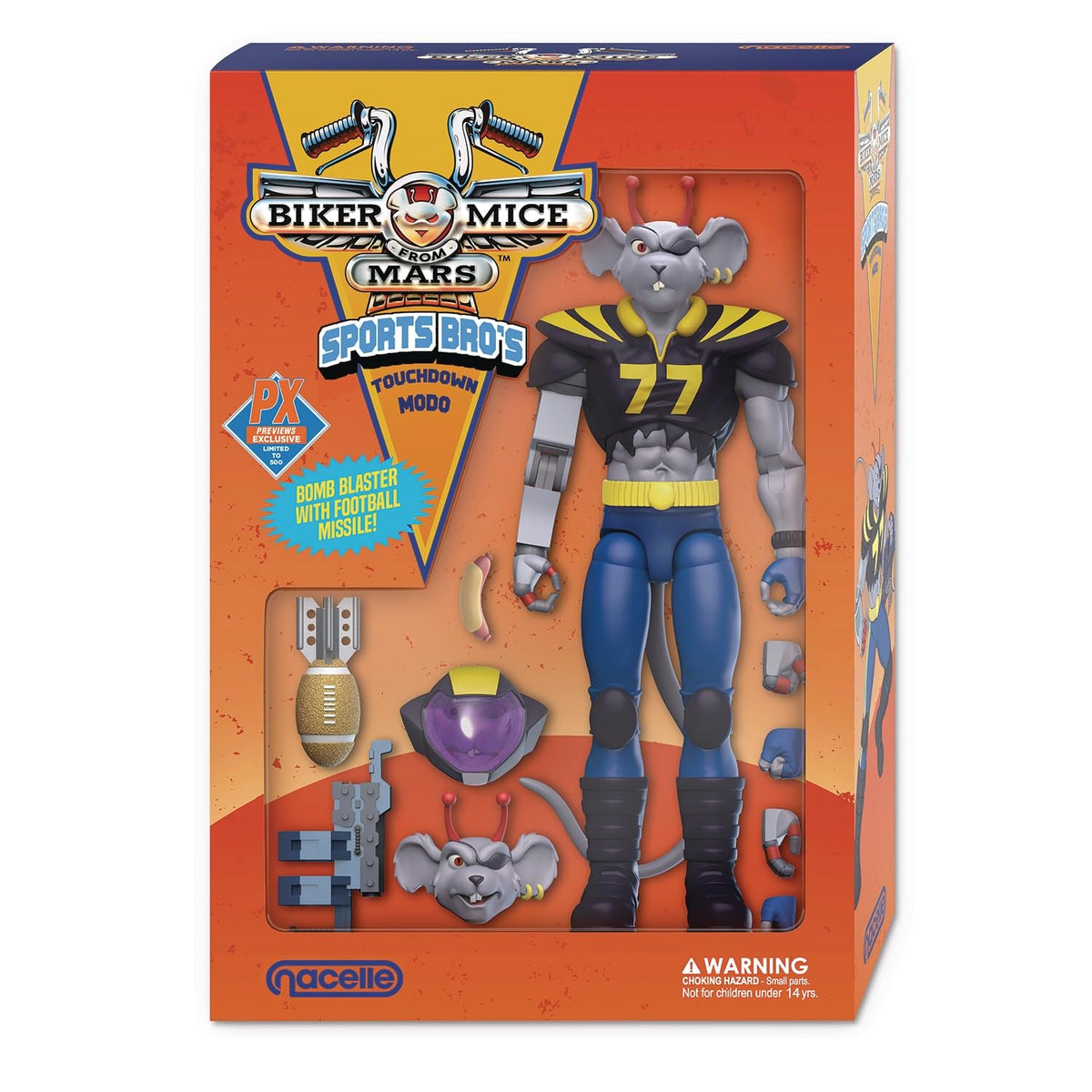 Biker Mice from Mars: The Sports Bro’s Modo Previews Exclusive Action Figure