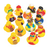 Fun Express Sports Rubber Duckies Assortment - Toys - 48 Pieces - Red