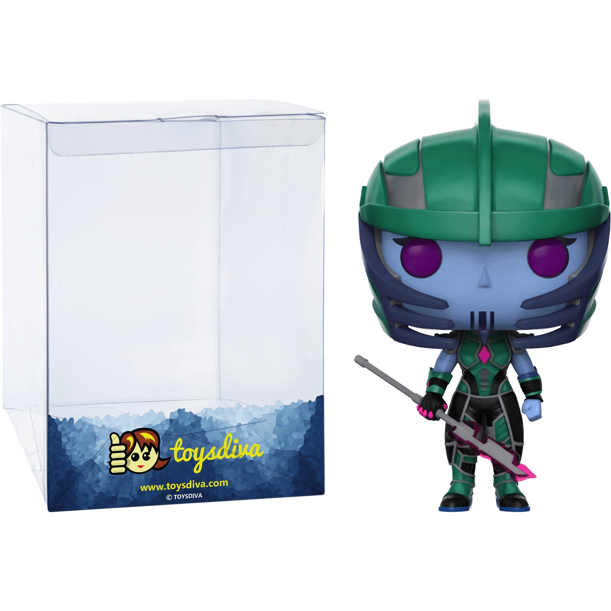 Funko Hala the Accuser: P o p ! Games Vinyl Figurine Bundle with 1 Compatible 'ToysDiva' Graphic Protector (278-24519 - B)