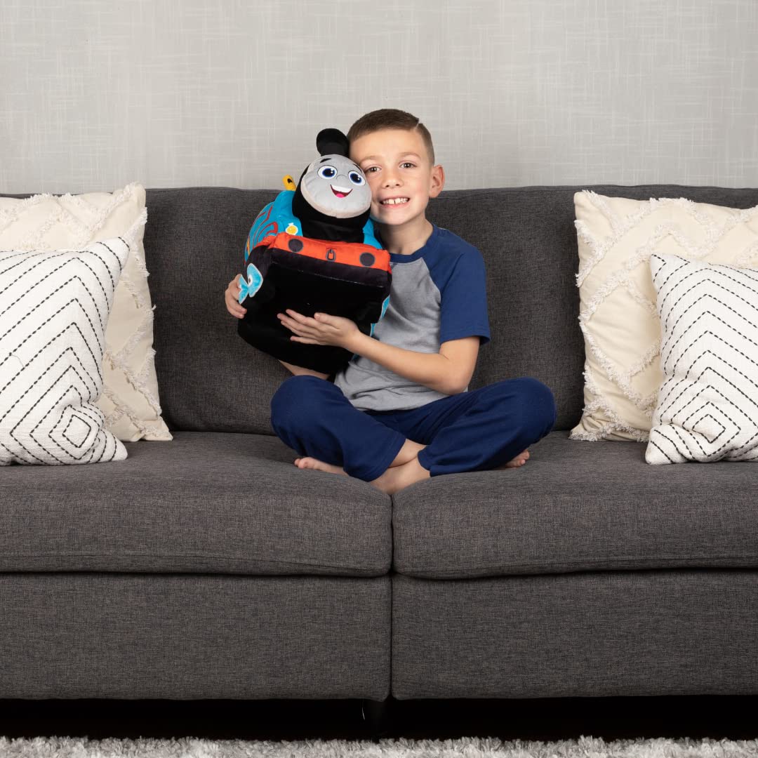 Thomas & Friends Engine Train Kids Bedding Super Soft Plush Cuddle Pillow Buddy, (Officially Licensed Product) By Franco