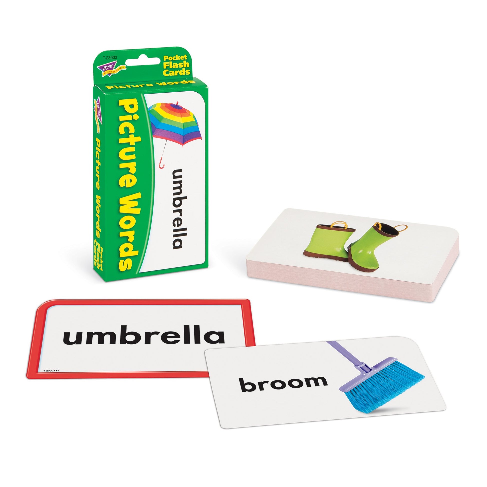 Picture Words Pocket Flash Cards