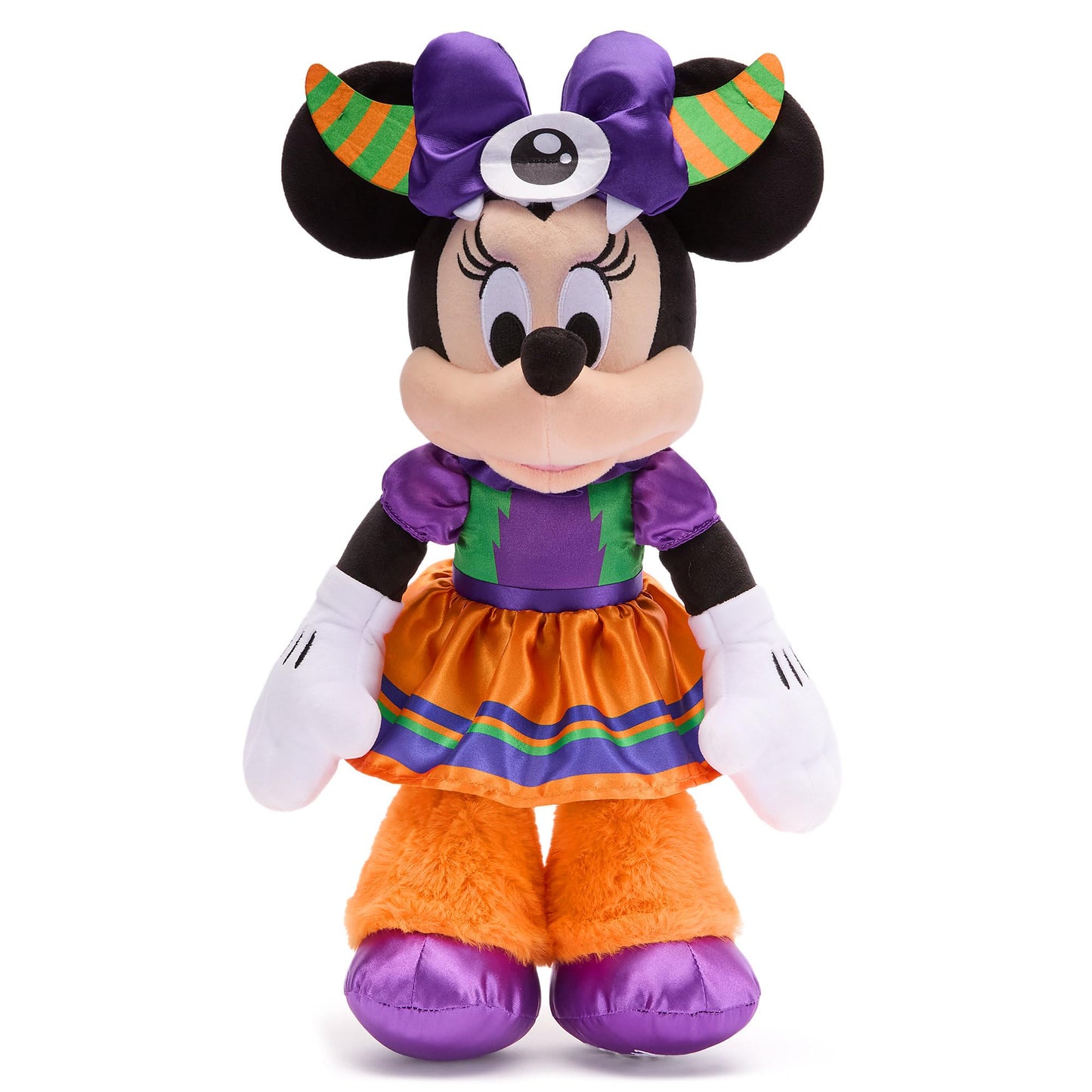 Disney Store Official Minnie Mouse Halloween Plush - Disney Halloween Stuffed Animal with Embroidered Features, Detailed Plush Sculpting, Satin Print