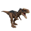 Mattel Jurassic World Dominion Roar Strikers Dinosaur Action Figure with Roaring Sound & Attack Action, Rajasaurus Dino Toy Includes Digital Play