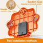Kids Indoor Basketball Hoop Set with Scoreboard - Portable Height Adjustable Suction Cup Basketball Hoop for Door & Wall with 2 Balls - Toys