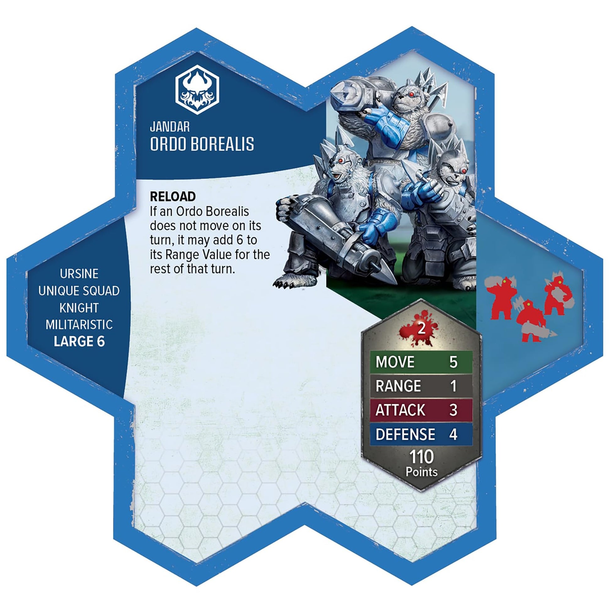 Renegade Game Studios Heroscape Age of Annihilation Knight Primus Adelbern & Ordo Borealis Army Expansion Board Game
