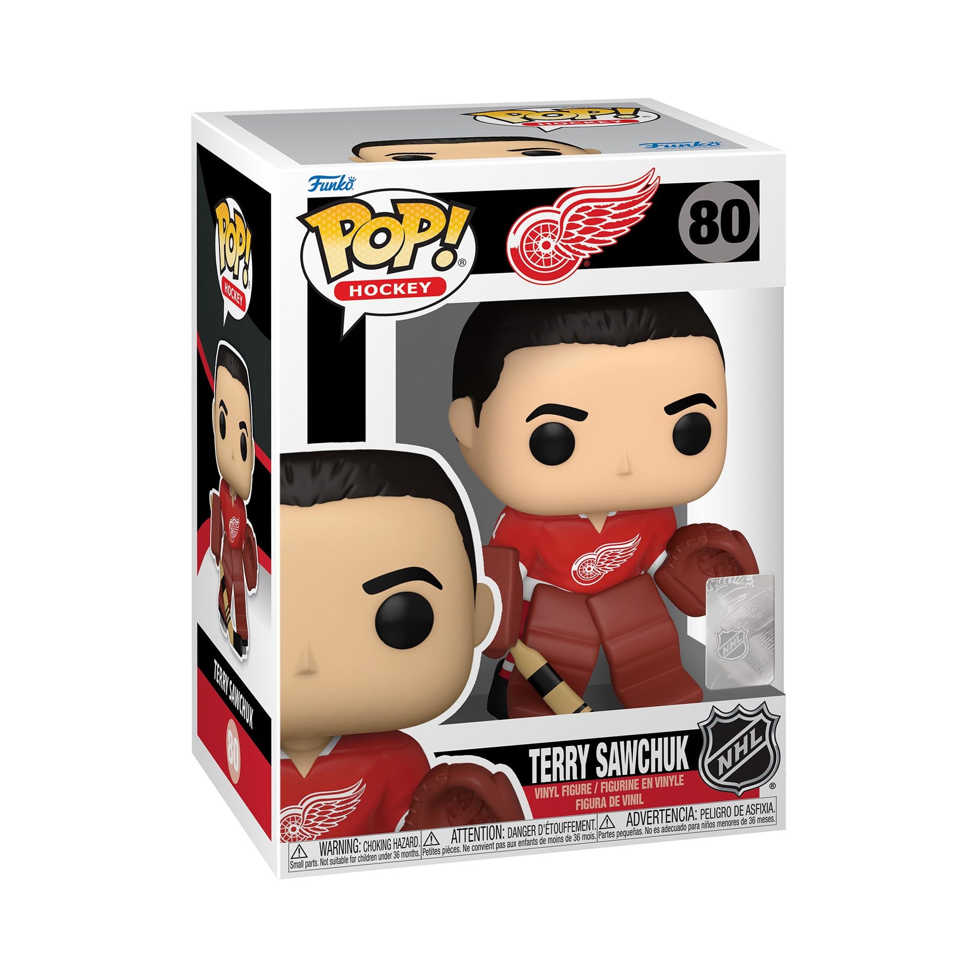 Funko POP! NHL: Legends - Terry Sawchuk - (Red Wings) - NHLAA - Retired Players - Collectable Vinyl Figure - Gift Idea - Official Merchandise -