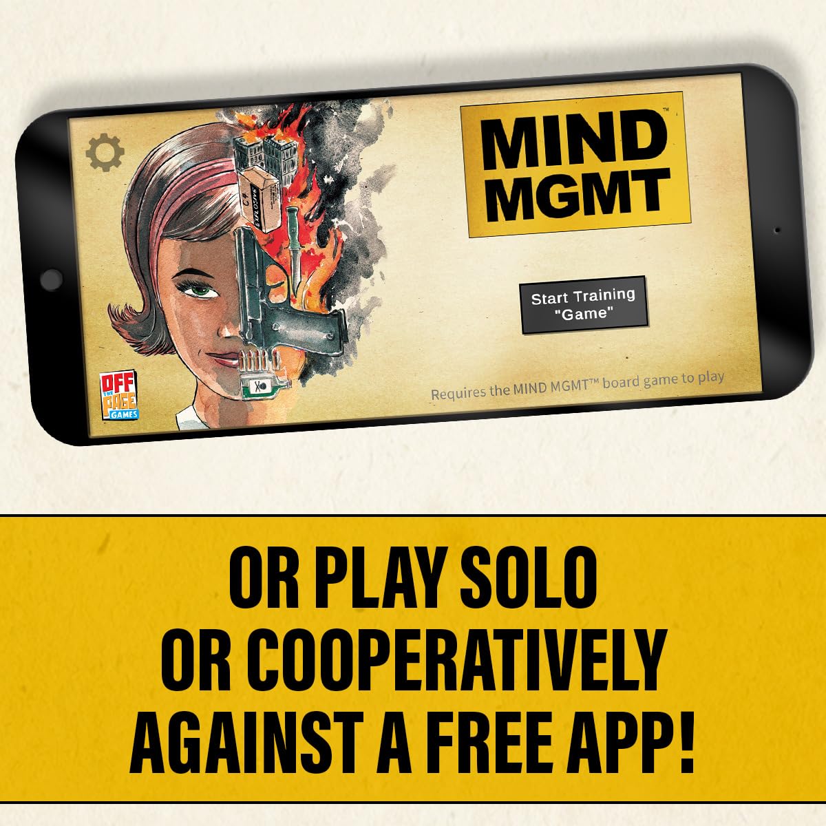 Off The Page Games Mind MGMT: The Psychic Espionage | Strategic Deduction Board Adventure | Award-Winning for 2-5 Players | Hidden Movement