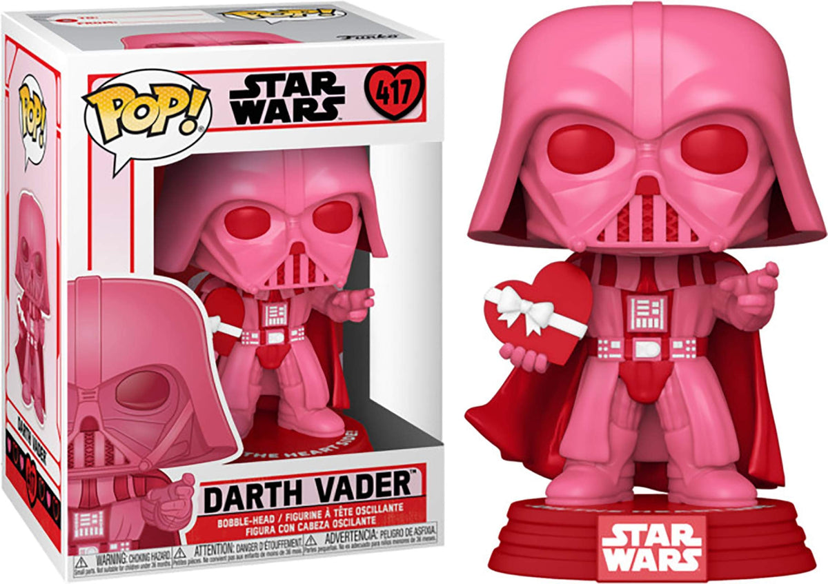 Funko POP Star Wars: Valentines - Vader with Heart, Multicolor, Standard