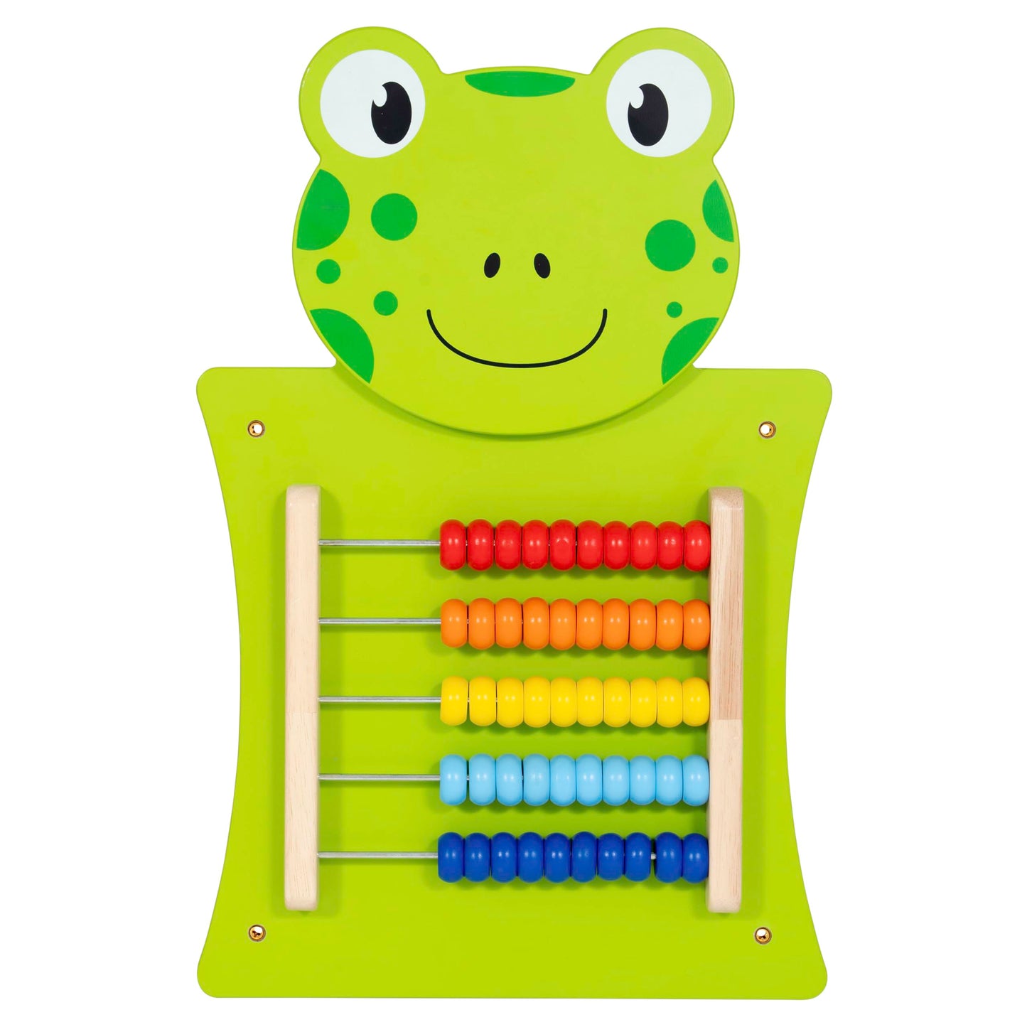 SPARK & WOW Frog Activity Wall Panel | Ages 18m+ | Montessori Sensory Wall Toy | Abacus Activity | Busy Board | Toddler Room Decor