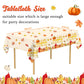 Little Pumpkin Baby Shower Decorations 3PCS a Little Pumpkin is On The Way Tablecloth Plastic Pumpkin Table Cover for Fall 1st Birthday Party Supplies