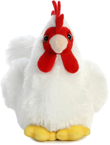 Aurora® Adorable Mini Flopsie™ Chicken Stuffed Animal - Mini Companions Ready for Playful Adventures - for Kids All Ages, Toddlers, Adults,