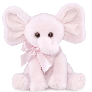 Bearington Baby Pinky The Elephant Plush, 12 Inch Elephant Stuffed Animal