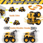 LONANDY Construction Toy Trucks, Monster Trucks Push Car for Toddlers 1-3, Best Christmas Children's Day Birthday Party Gift for Boys Age 4-7 Crane
