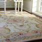 Beautiful Victorian Rose Floral Pink French Swirls Dollhouse Rug 1/12 1/6 (5.4"X8")