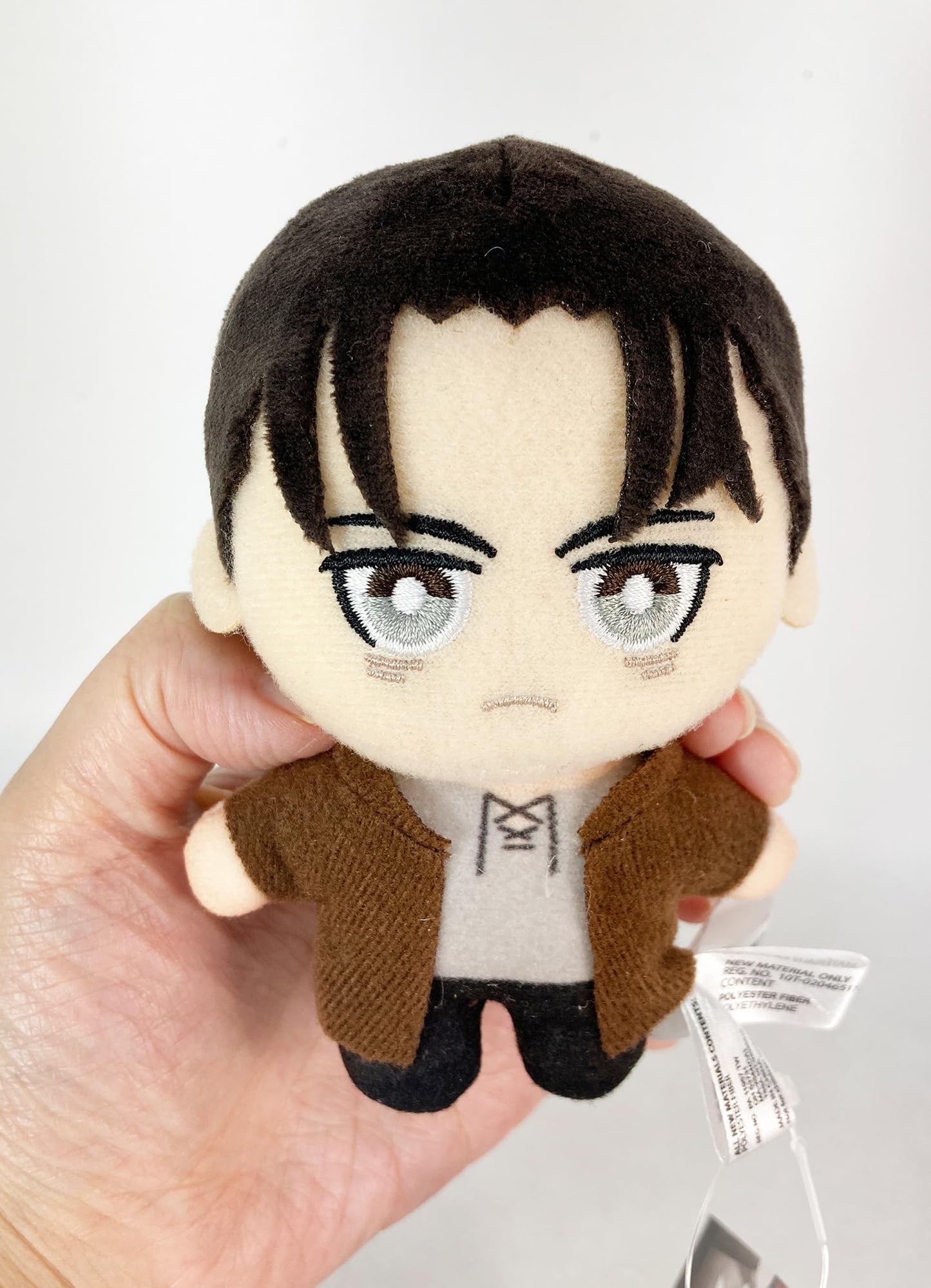 Great Eastern Entertainment Attack On Titan - Eren Yeager Mini Plush w/Hook Spring 4.5" H