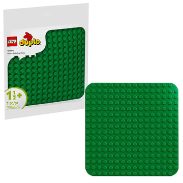 LEGO DUPLO Green Building Plate - Learning and Educational Building Toy for Toddlers, Preschool, Boys and Girls, Ages 1.5+ - Gift Ideas for Birthdays