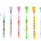 TINYMILLS 24 Pcs Safari Jungle Animals Stackable Push Pencil Assortment with Eraser for Party Favors Goodie Bag Stuffers VBS Classroom Rewards Pinata