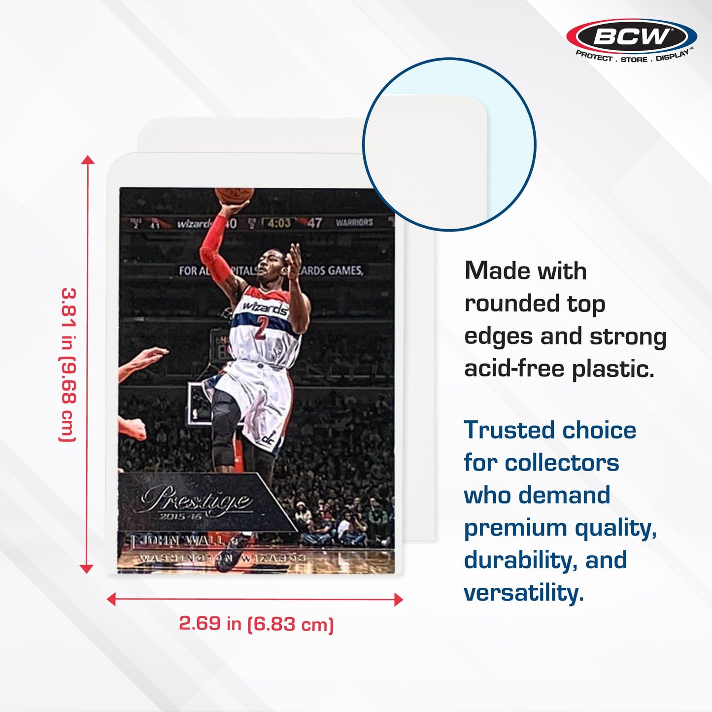 BCW Trading Card Dividers (100 Pack) | Archival Quality with Write-On Tabs | Fits 3200 & 5000 Super Monster Trading Card Storage Boxes