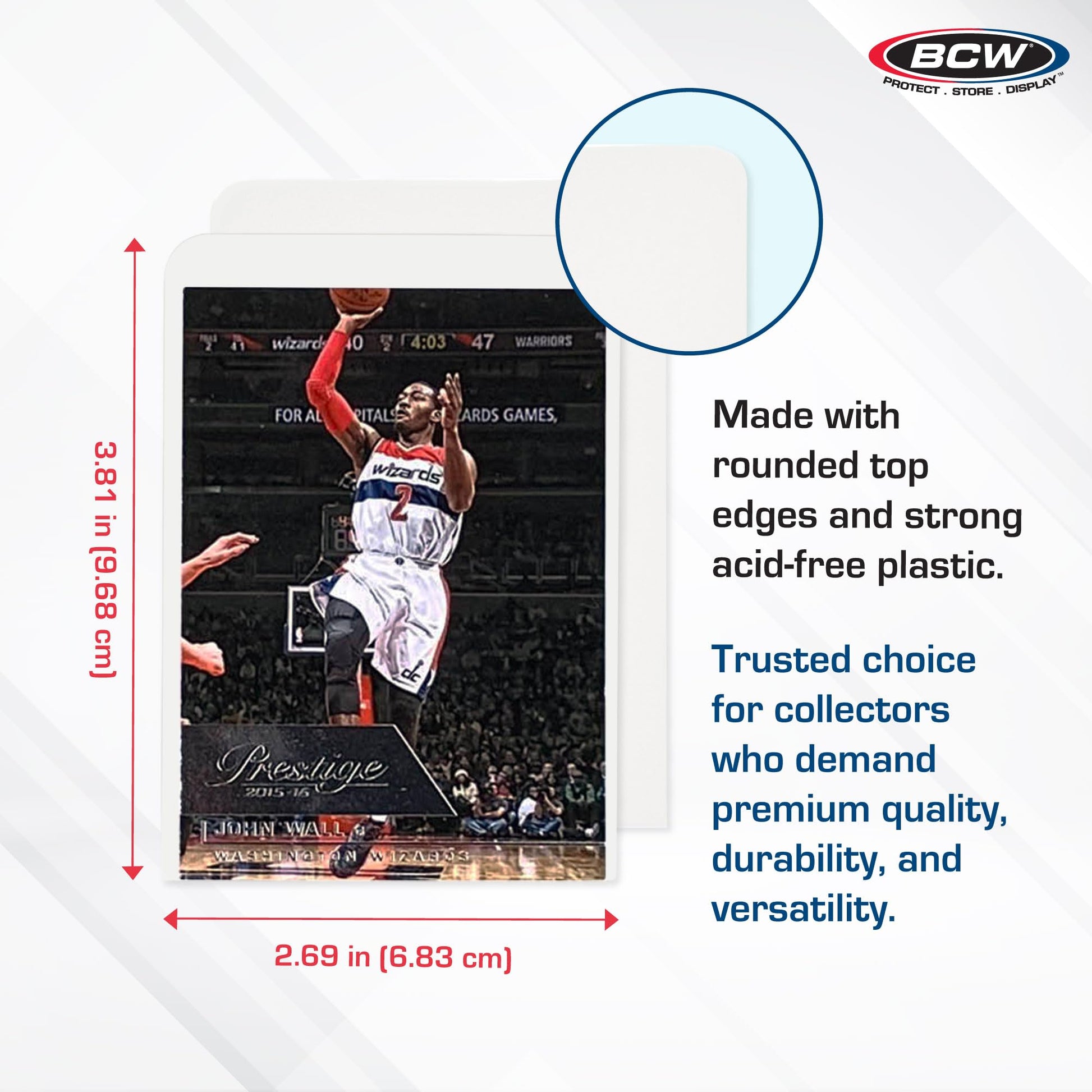 BCW Trading Card Dividers (100 Pack) | Archival Quality with Write-On Tabs | Fits 3200 & 5000 Super Monster Trading Card Storage Boxes