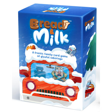 Gray Dog Games Bread & Milk Family Card Game, Grocery Shopping Sabotage, 8+, 2-4 Players