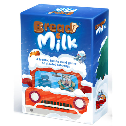 Gray Dog Games Bread & Milk Family Card Game, Grocery Shopping Sabotage, 8+, 2-4 Players