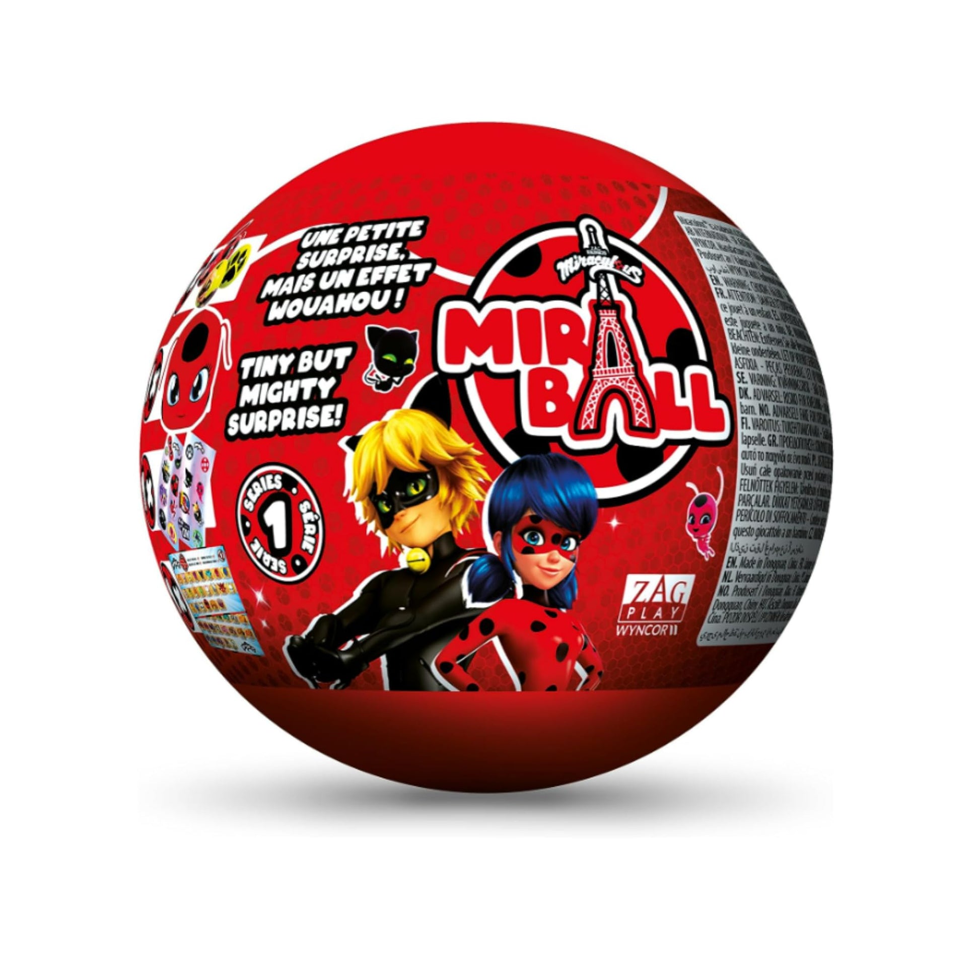 Miraculous Wyncor Ladybug 4-1 Surprise Miraball (1-Pack)