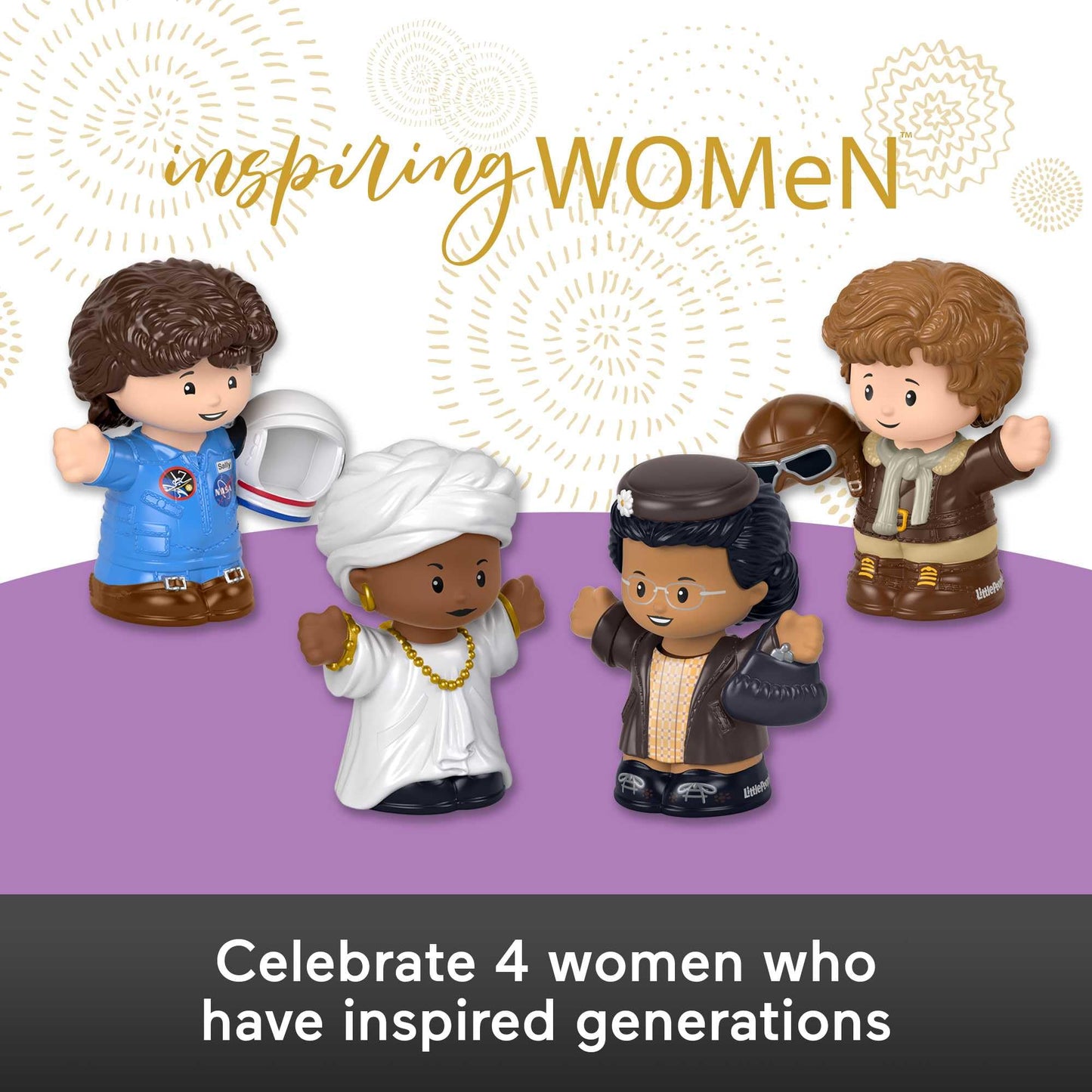 Little People Collector Inspiring Women, special edition figure set featuring 4 trailblazing women from American history