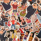 55Pcs Cute American Dad Cartoon Stickers, Which Can Be Affixed to Suitcases, Skateboards, Refrigerators, Laptops, Graffiti.Waterproof Animation Decal